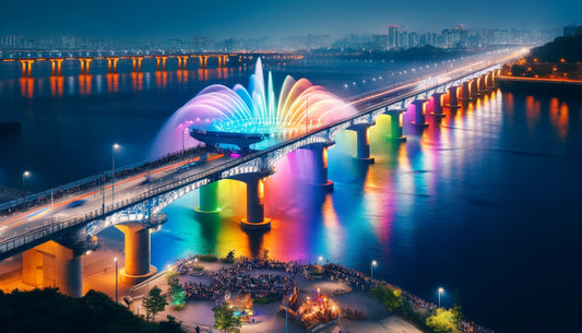 Banpo Bridge Rainbow Fountain