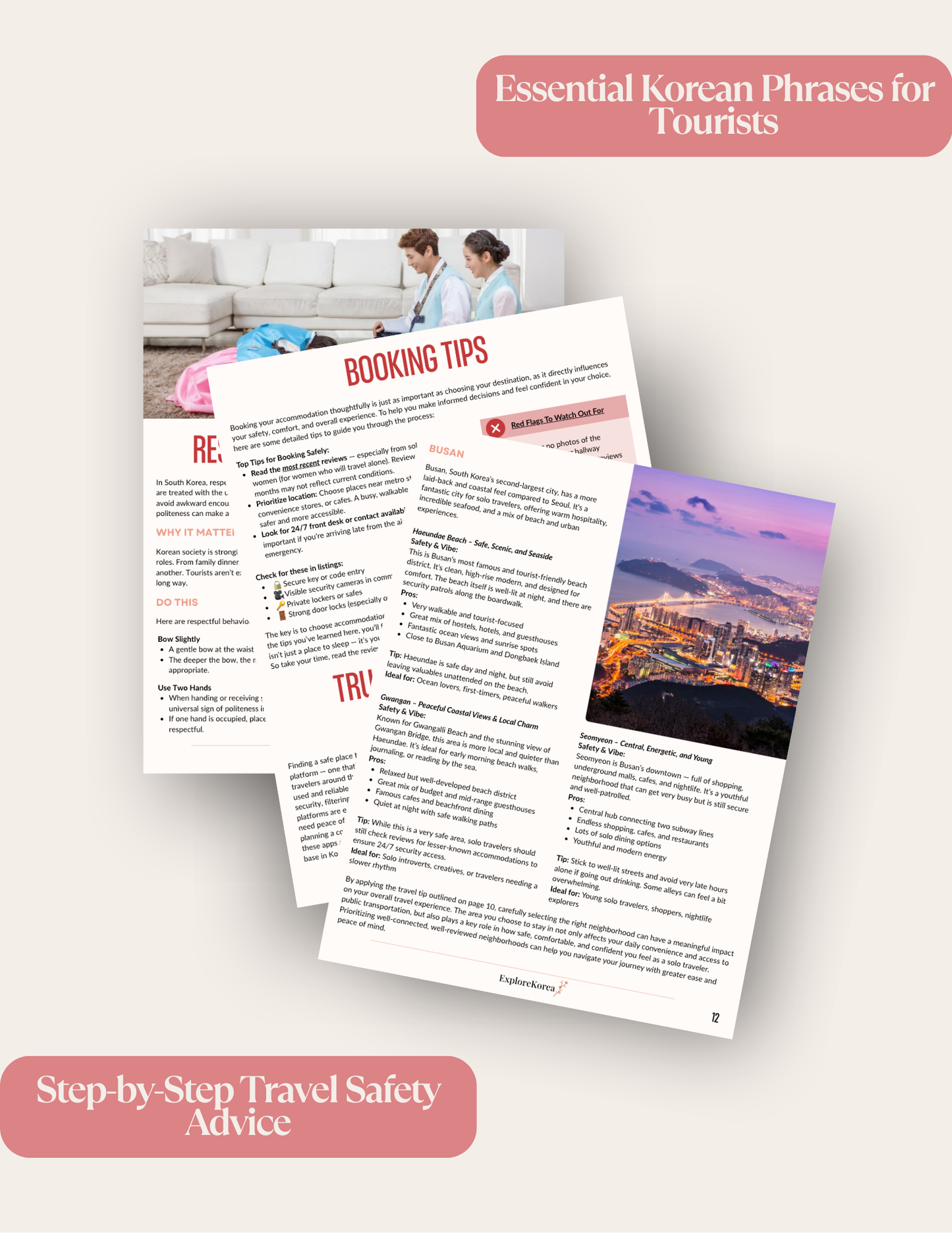 Solo Travel Safety Guide To South Korea (E-book)