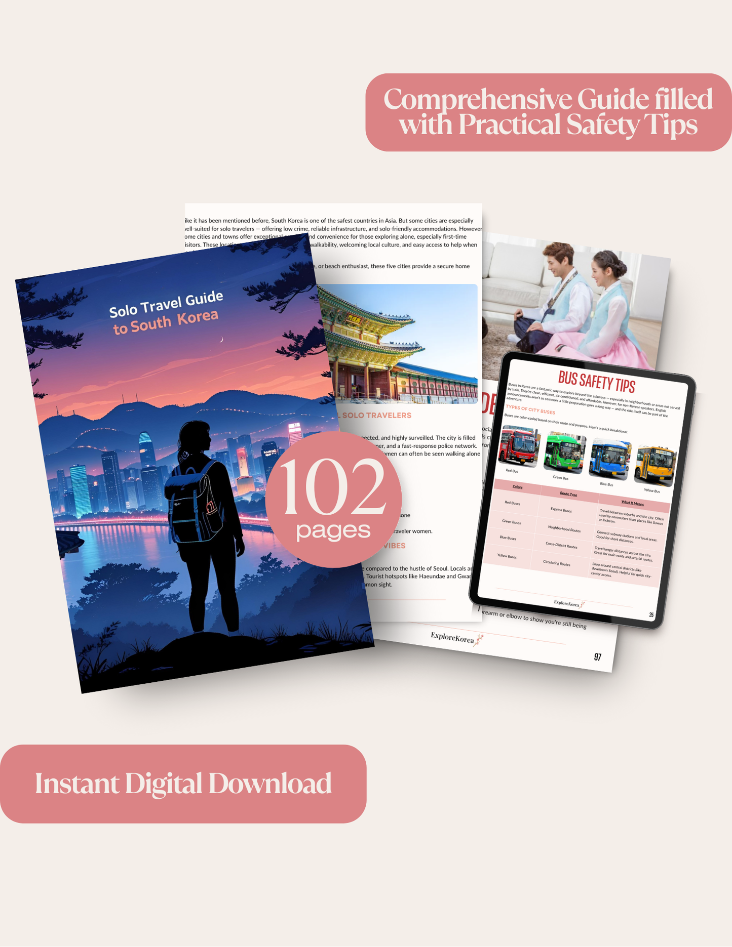 Solo Travel Safety Guide To South Korea (E-book)
